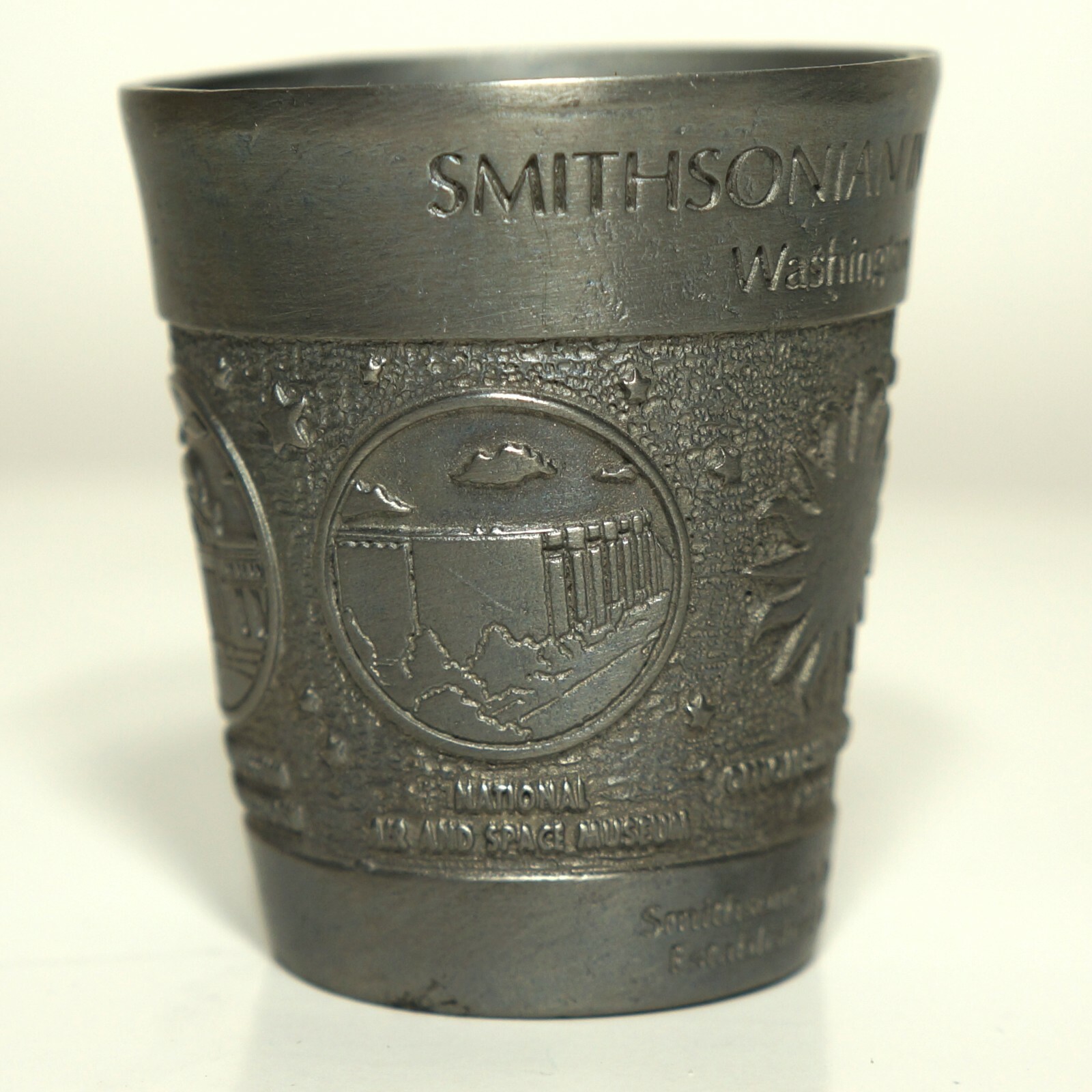 Smithsonian Institution Pewter Shot Glass History Air and Space Castle