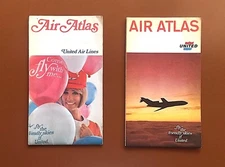 Vintage United Airlines Air Atlases 1960’s / Fly The Friendly Skies