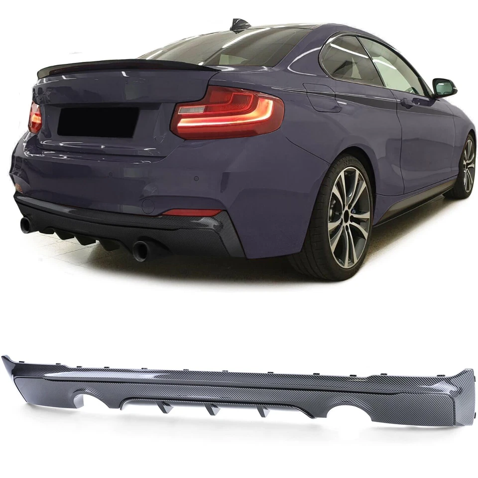 Heckdiffusor Performance Carbon Look passt für BMW 2er F22 F23 M235i 240i
