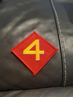 Vintage US Marine Corps USMC 4th Division Patch
