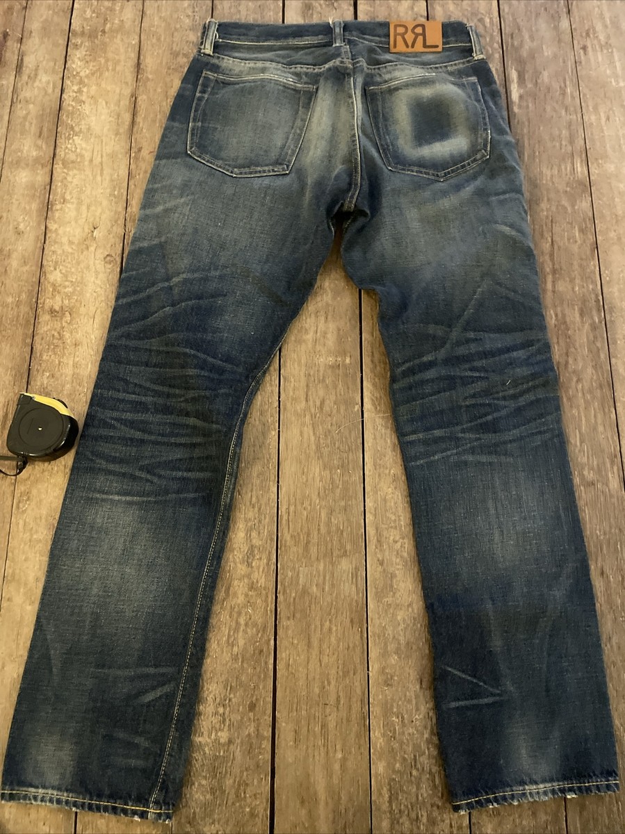 パンツ RRL SLIM FIT 29/30 AMERICAN WOVEN RRL Double Rl Men's jeans Slim narrow American woven