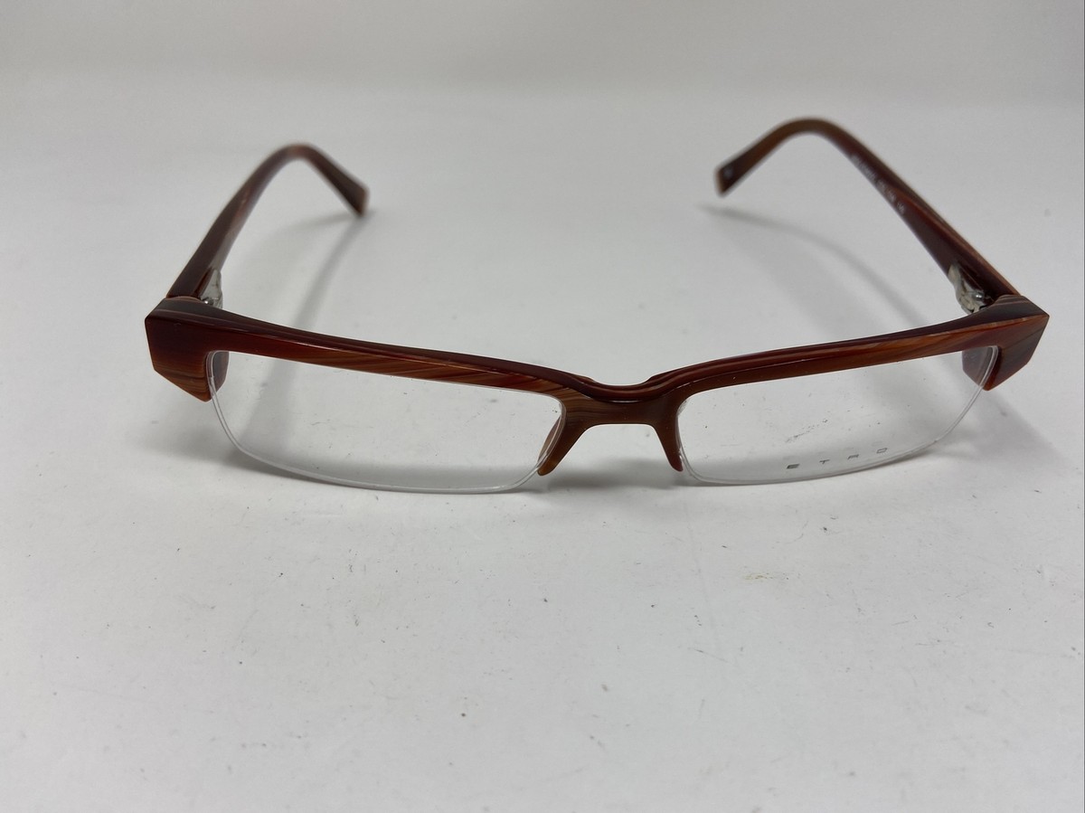 Etao Eyeglasses Frame MOD VE9805C 1DM 52-16-140 Red Tortoise Half 
