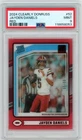 PSA 9 2024 Clearly Donruss #52 Jayden Daniels Red RC /99 Commanders