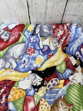 Fabric Cotton Color Patt Cat 1 Yard 44" Wide Quilt Sew Timeless Treasures C6967
