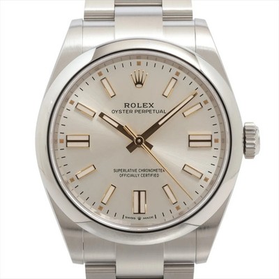 Rolex OYSTER PERPETUAL 41 134300 SS SS AT Silver-Face