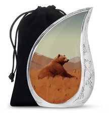 Bear Urn For Ashes Adult Male Urns For Human Ashes Adult Female 10 Inch