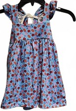 Blue Floral Kids Dress