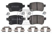 Bremsbelagsatz Scheibenbremse Hinterachse FüR Opel Fiat Corsa E