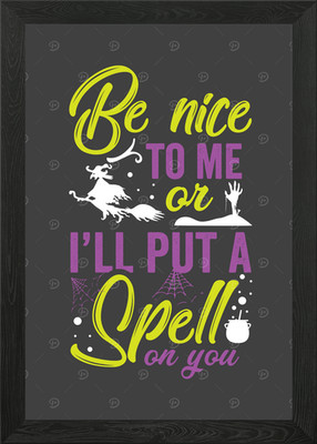 Be nice to me Gerahmtes Wandbild Poster Leinwanddruck Bild