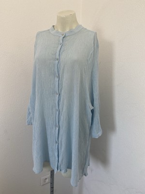 Zizzi Blouse Blue Size 42-56  One Size At25