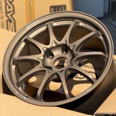 set of 4) Volk Racing CE28N-Plus 17x9.5 +45 5x114.3 Matte