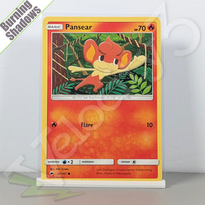 Pansear Pokemon Card