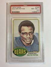 Walter Payton Rookie Card 1976 Topps. rookie card picture