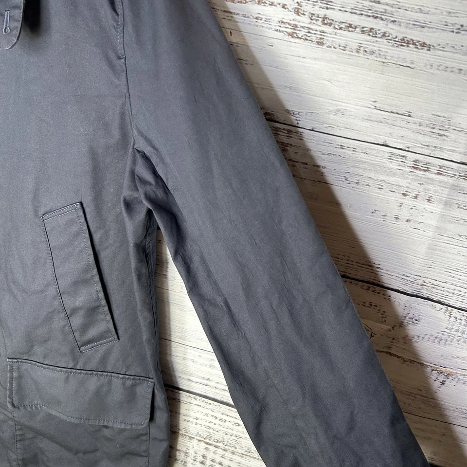 J Crew Ludlow Chaqueta Mack Repelente al Agua Azul Marino Gabardina E8564 Para Hombres Pequeña Foto 4 de 4