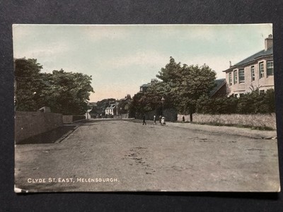 Clyde Street East, Helensburgh Dunbartonshire Vintage Postkarte E27