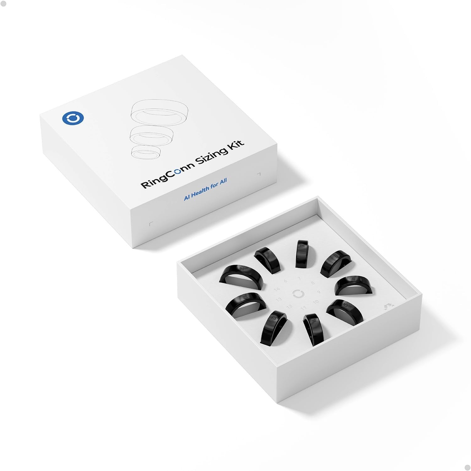 RingConn Gen 2 Sizing Kit - Find Your Perfect Smart Ring Size Before You Buy - S