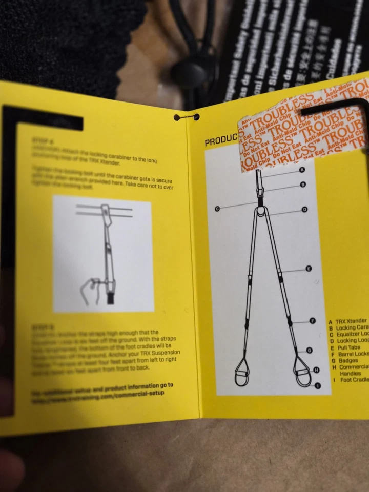 Entrenador de Suspensión TRX Modelo TRXCLUB3-TC Nuevo Foto 4 de 4