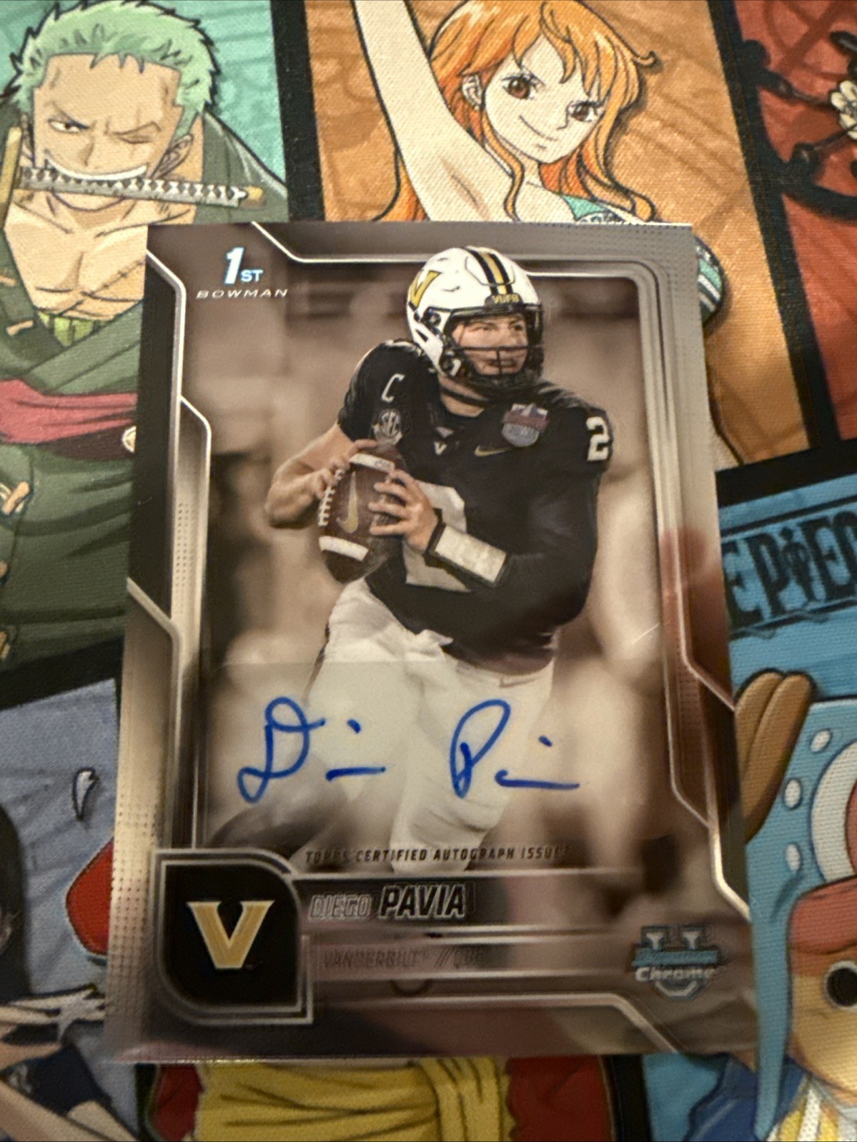 2025 Bowman Chrome U Diego Pavia Auto 1st #BCA-DPA Commodores