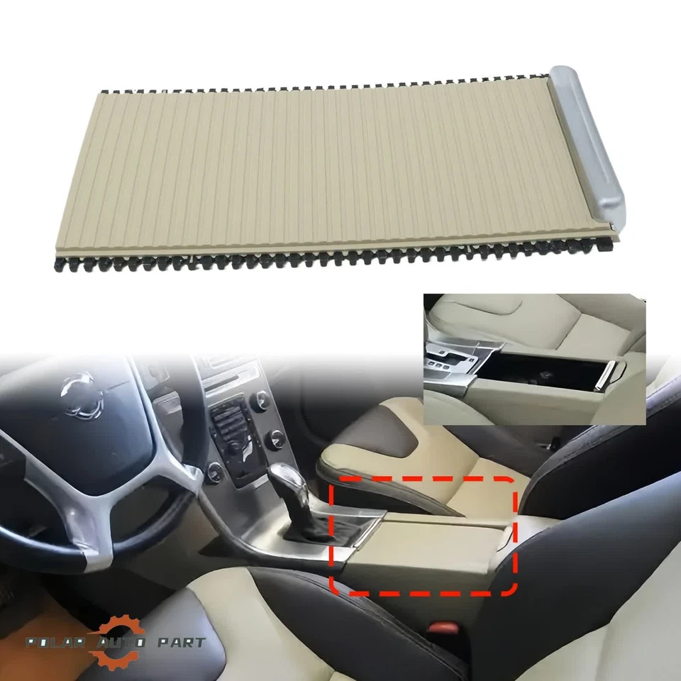 Fit Volvo XC60 V60 S60 2011-2016 39868873 Console Cup Holder Panel Cover Trim US Foto 4 de 4