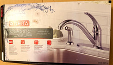 Delta Classic 400-DST-L Kitchen Faucet Chrome w/ Side Sprayer