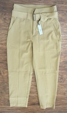 Banana Republic Refined Utility Pant Whiskey Brown High Rise Slim Fit Belt NWT 4