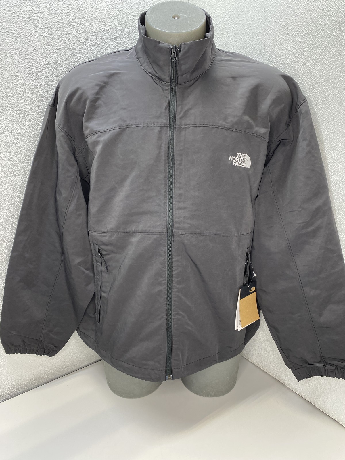 The North Face Mens Track Jacket Black Size XL Easy Wind Full Zip Polyester