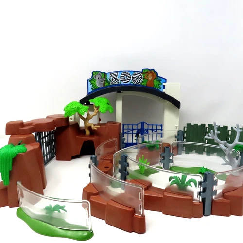 Playmobil Large Zoo 4850 | Vintage Retired | Incomplete | Parts/Extras Lot