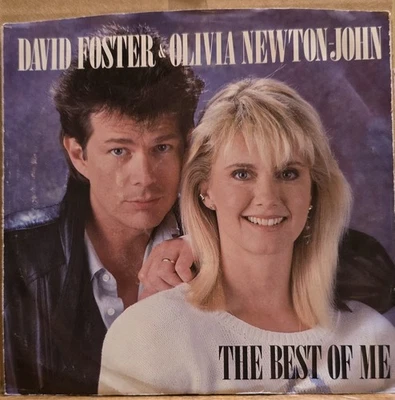 David Foster & Olivia Newton-John: The Best of Me - NM/VG | 1986 Pop Rock Promo - image 1 of 4