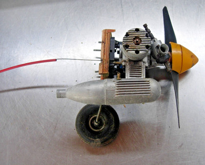 Vintage Zweitakt ASP .61 Modellmotor RC Modellflugzeug Motor.