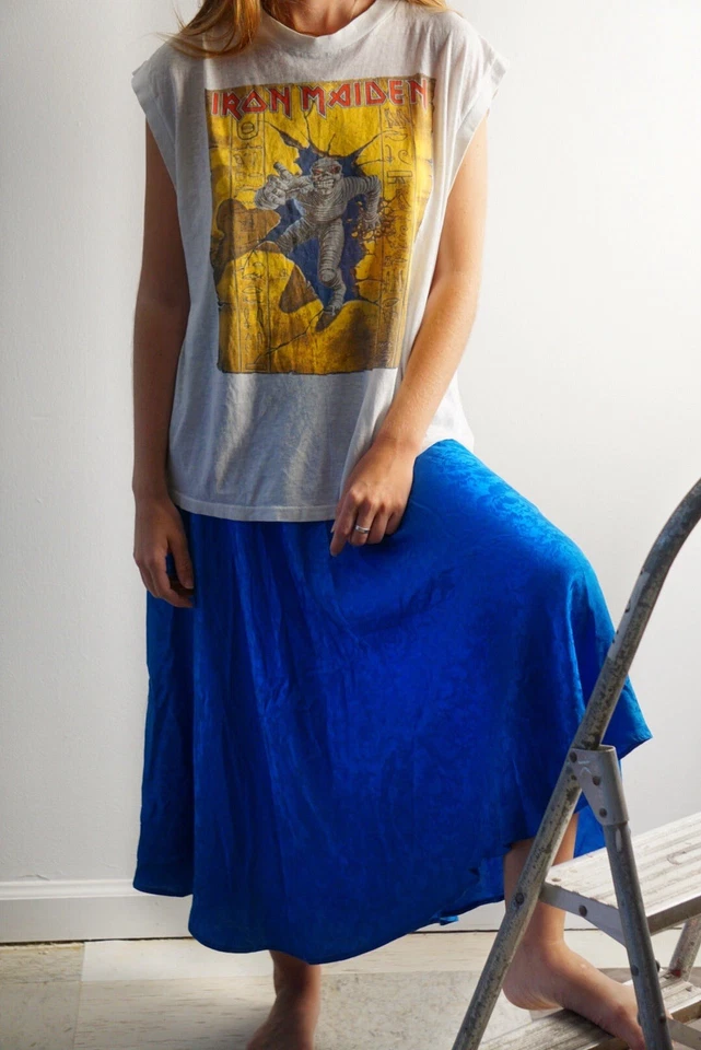 Iron Maiden / Vintage World Slavery Tour 1985 Sleeveless Tee / Size XL / - Image 4 of 4