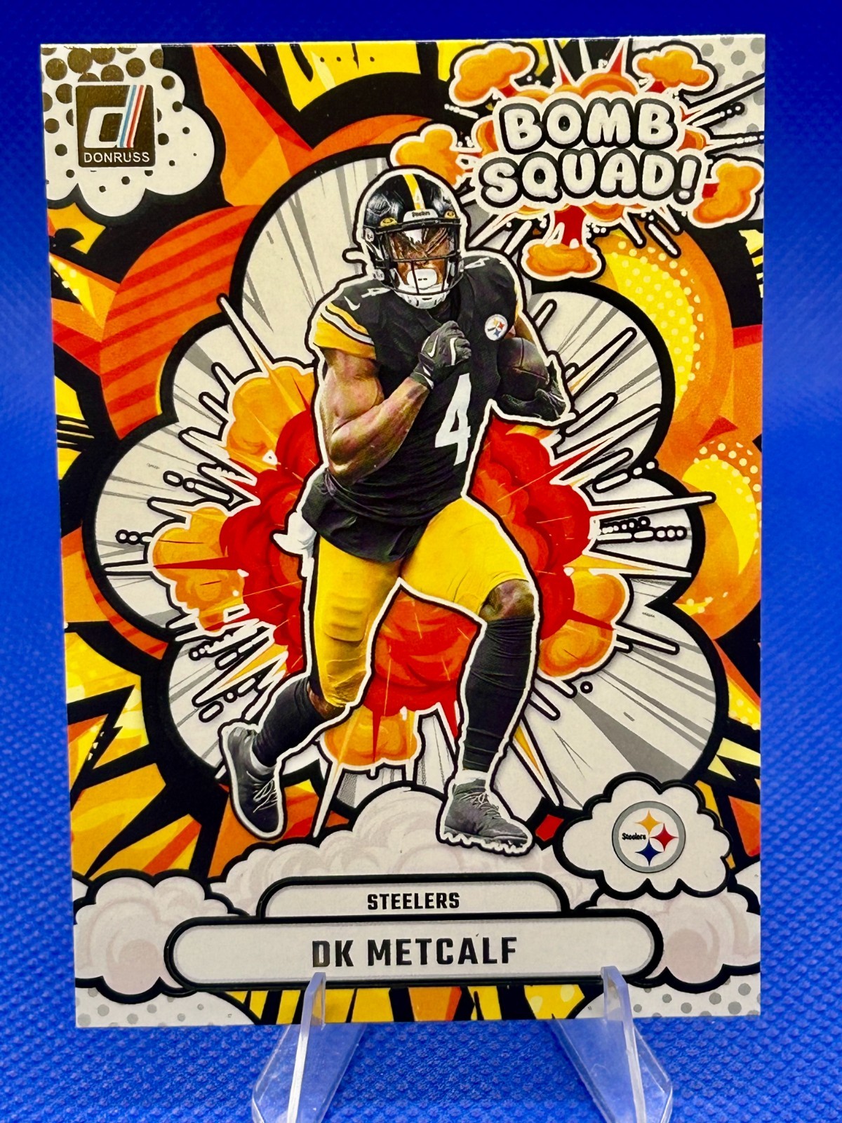 2025 Panini Donruss Football DK Metcalf Bomb Squad! #BS-DMT