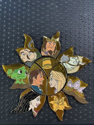 2025 Disney Parks Tangled 15th Anniversary Mystery Pin Rapunzel FULL Puzzle Set