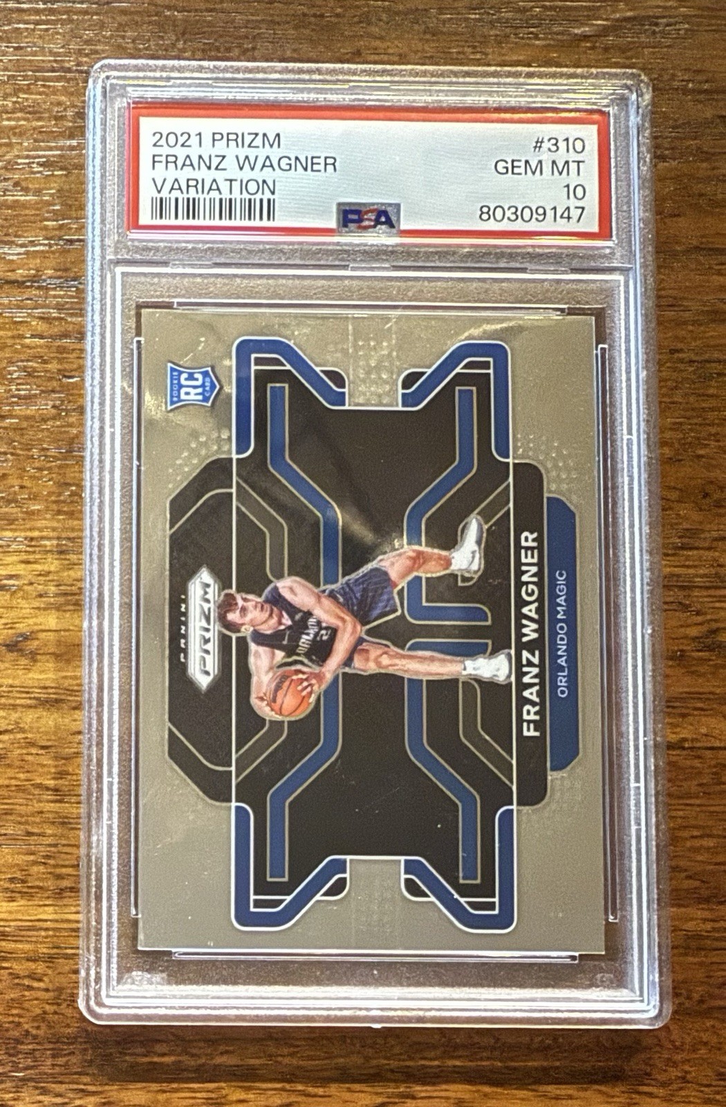 2021-22 PANINI PRIZM #310 FRANZ WAGNER ROOKIE CARD RC VARIATION GEM MINT PSA 10