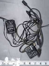 Vintage Sega Genesis MK-1631 Console Black RF Unit AC Adapter Tested READ
