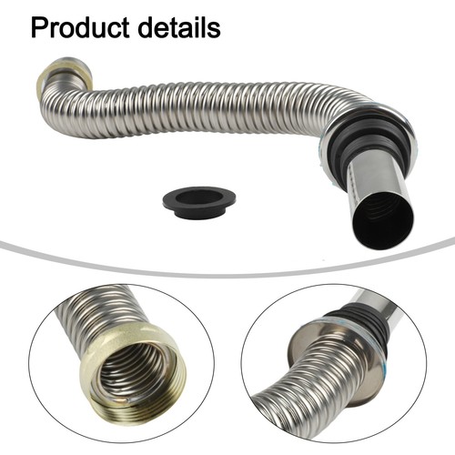 Tuyau de vidange flexible pour évier de salle de bain en acier inoxydable 40 x - Zdjęcie 7 z 24