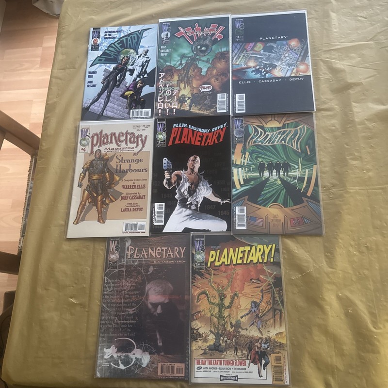 Bb280- Planetary #1 - 8 Image Comics (1999) Warren Ellis