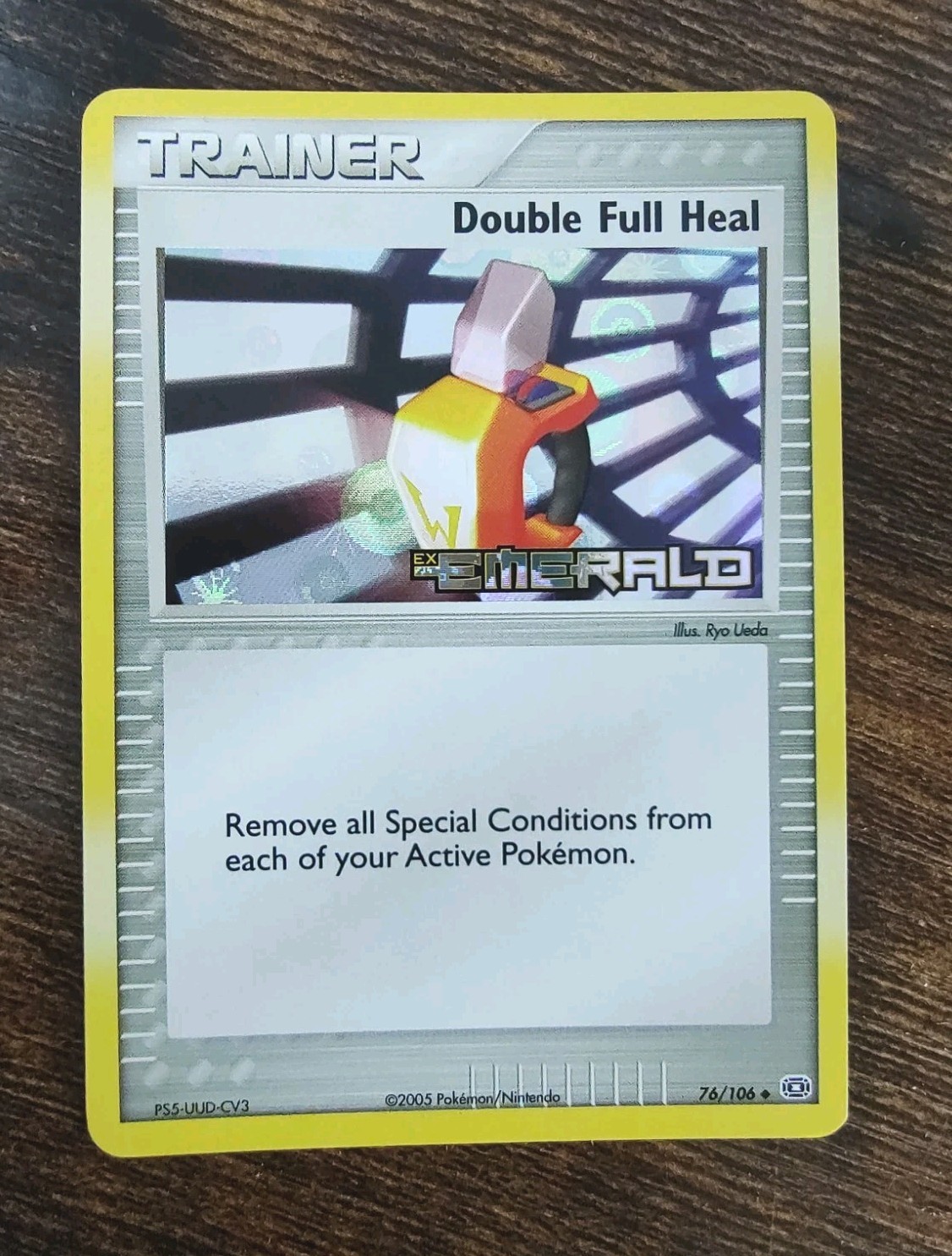 Pokémon Double Full Heal 76/106 EX Emerald Reverse Holo Stamped NM-MINT