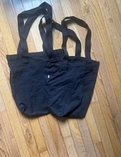 Los Angeles apparel made in USA 13oz bull denim heavy tote black colorway x2