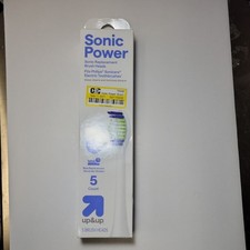 Clearly Clean Sonic Replacement Brush Heads 5pk - up and Amp Up  compare to
