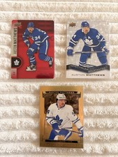Auston Matthews Lot 3 Upper Deck Tim Hortons Gold Etchings Dc-28 C-5 G-7