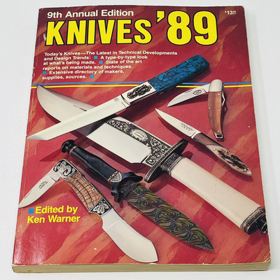 Knives 9th Ninth Annual Edition 89 1989 Book Ken Warner