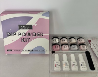 Azure Beauty Dip Powder Kit 12 Pieces Brand, NEW