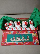 Vintage 1950s Relco Candy Kids Noel Set Christmas Figurine with Box - READ