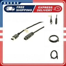 FireWire 800 to 400 Cable 6ft 9-Pin to 6-Pin Male CABLEMAX