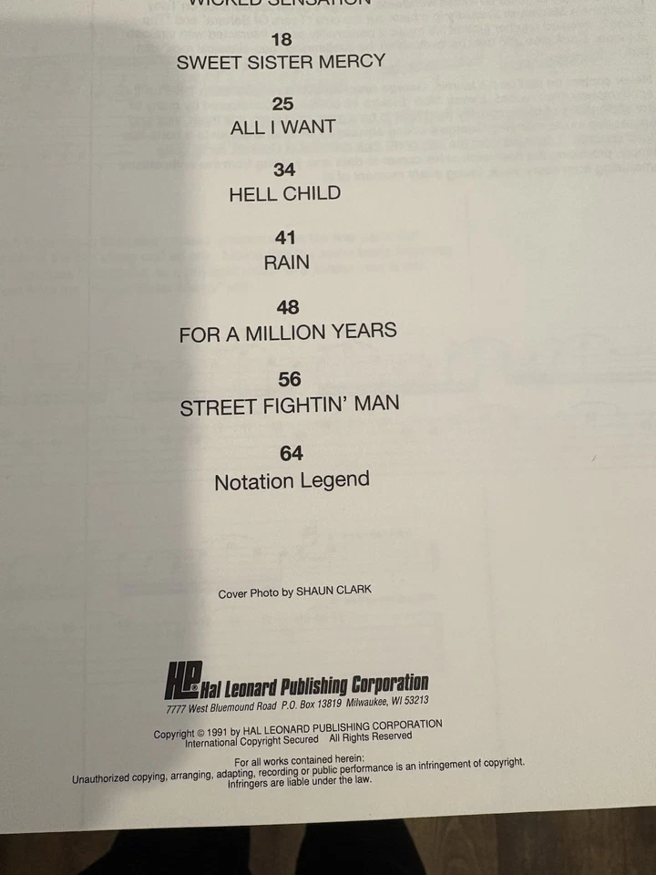 George Lynch Signature Licks - Ultra Rare - Guitar Tablature Book No CD - Image 3 of 3