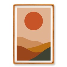 12x18 Natural Cherry Wood Picture Frame, Mat for 11x17 or 12x18 Photo