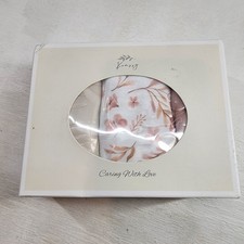 Konssy 3 Pack Stretchy Bassinet Sheets for Baby Girl - Floral Pink Flowers Boho