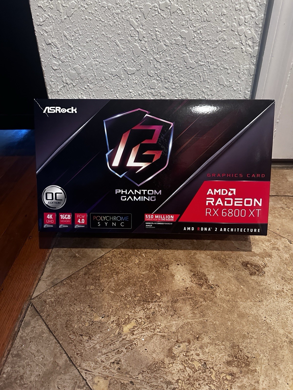 ASRock AMD Radeon RX 6800 XT Phantom Gaming BOX ONLY - READ DESCRIPTION
