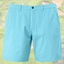 johnnie-O Calcutta Shorts Mens 36 Ibiza Blue Prep-Formance Golf Magnetic Pocket