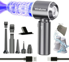 Aspirabriciole Senza Fili Potente Aspirapolvere Auto Portatile 25000Pa Forte Asp